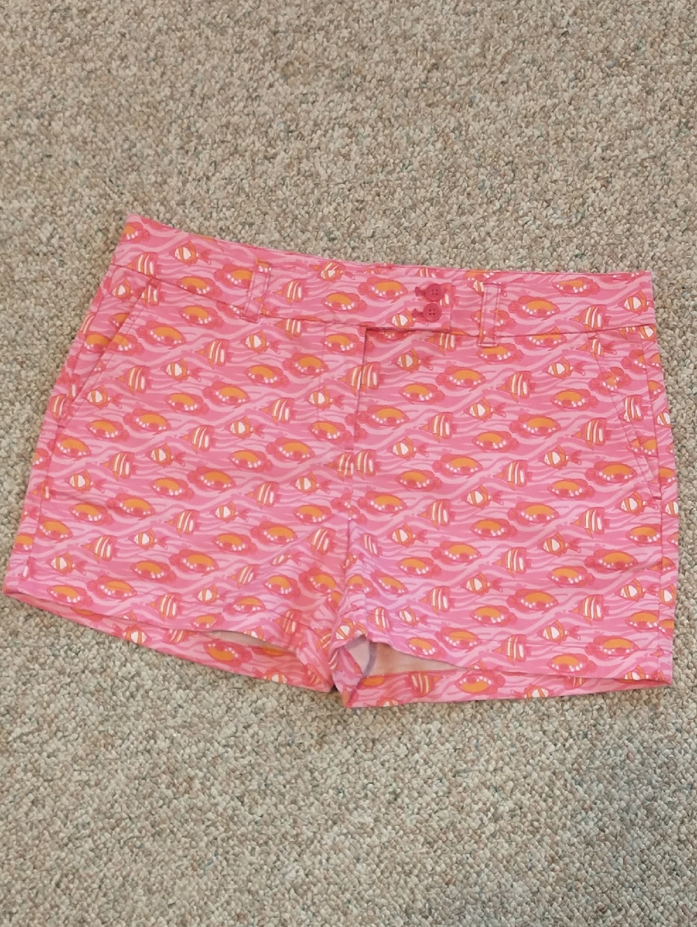 Vineyard Vines Fish Sealife Print Shorts Size 10